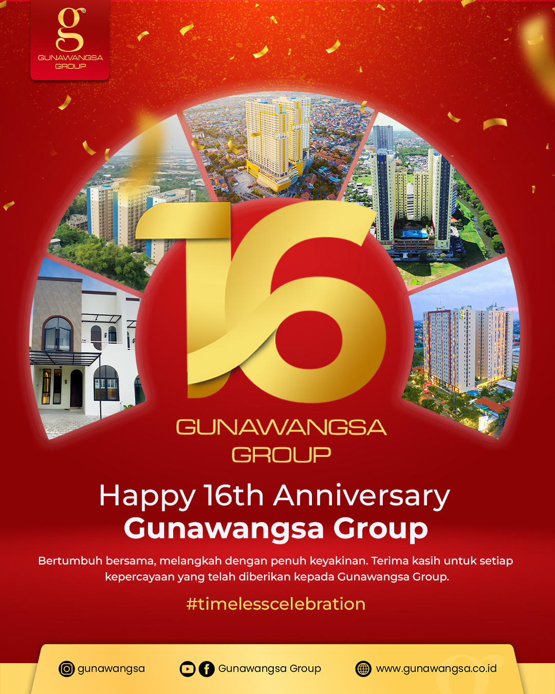 Gunawangsa Group Celebrates 16 Years of Trust and Growth